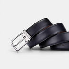 Ceinture Cuir Homme Costume Boucle Ardillon Argentée Élégante | Elvox La Maison de la Ceinture