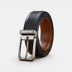 Ceinture Cuir Homme Costume Boucle Ardillon Argentée Élégante | Elvox La Maison de la Ceinture