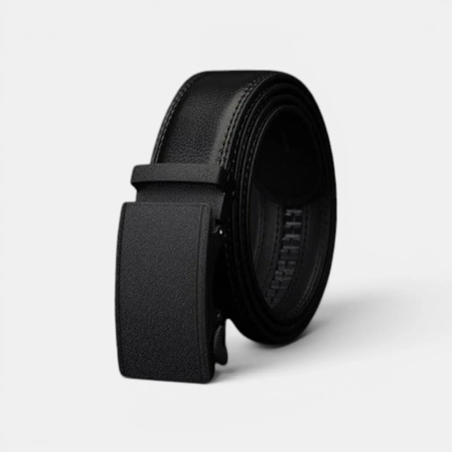 Ceinture Cuir Formelle Homme Boucle Automatique Noire Mat | Nolvax La Maison de la Ceinture