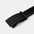 Ceinture Cuir Formelle Homme Boucle Automatique Noire Mat | Nolvax La Maison de la Ceinture