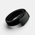 Ceinture Cuir Formelle Homme Boucle Automatique Noire Mat | Nolvax La Maison de la Ceinture