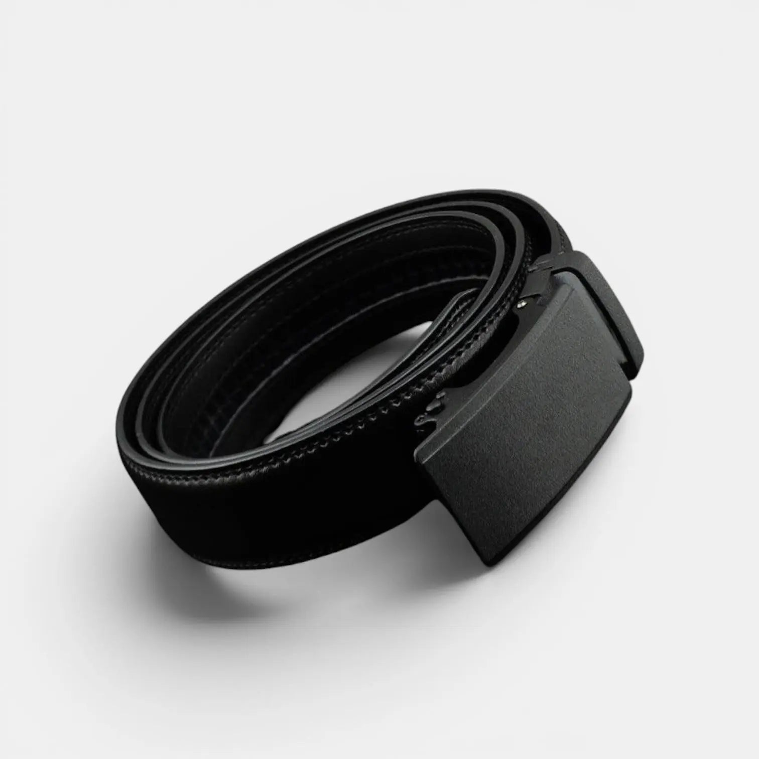 Ceinture Cuir Formelle Homme Boucle Automatique Noire Mat | Nolvax La Maison de la Ceinture