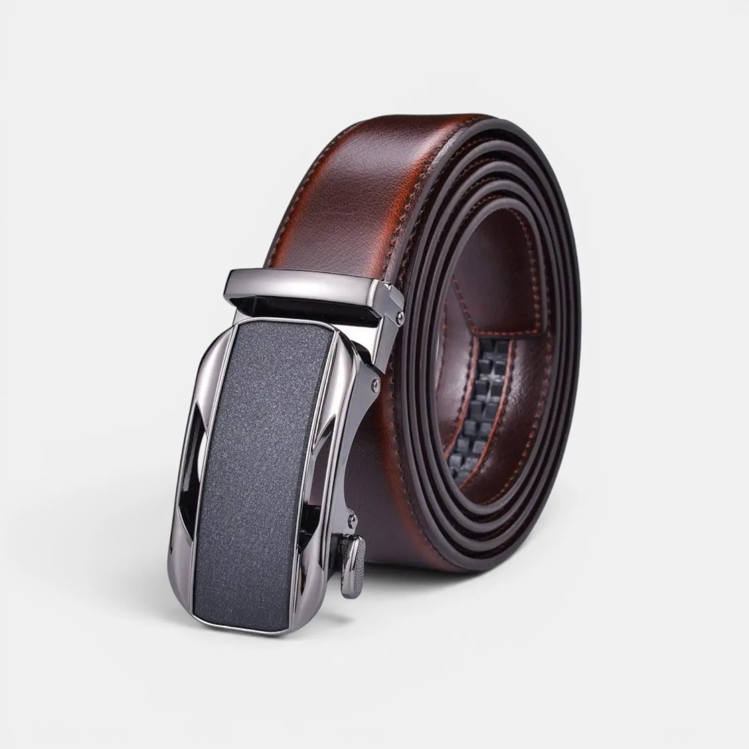 Ceinture Cuir Homme Costume Boucle Automatique Bimatière | Sancvex La Maison de la Ceinture
