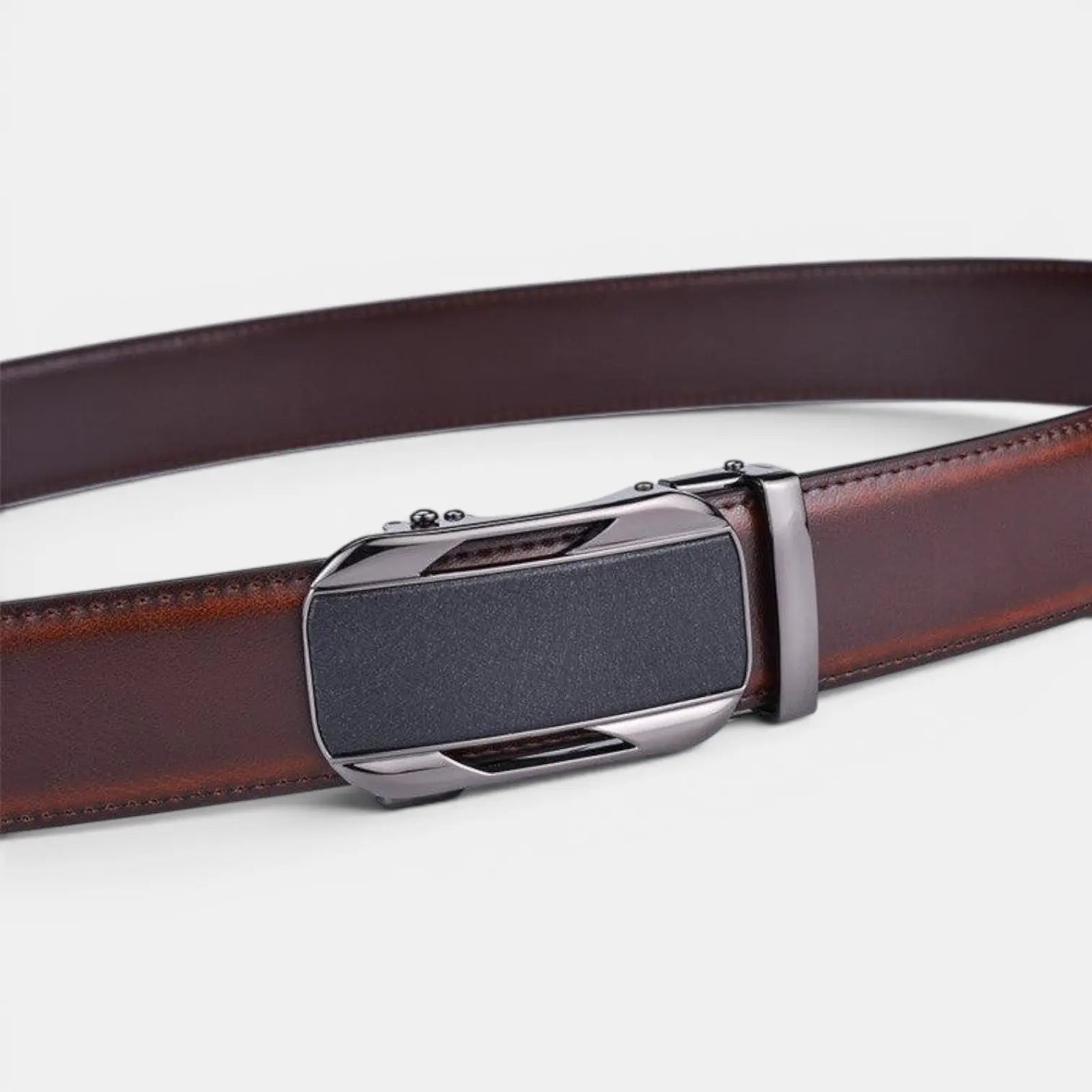 Ceinture Cuir Homme Costume Boucle Automatique Bimatière | Sancvex La Maison de la Ceinture