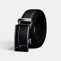 Ceinture Cuir Homme Boucle Automatique Noire | Vandrel
