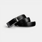 Ceinture Cuir Homme Boucle Automatique Noire | Vandrel
