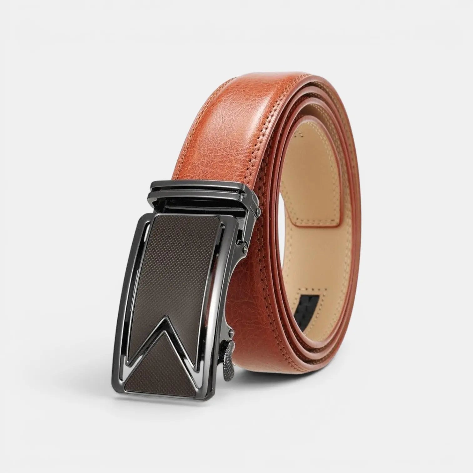 Ceinture en Cuir Formelle Boucle Automatique Homme | Dricav La Maison de la Ceinture