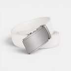 Ceinture Cuir Formelle Homme Boucle Automatique Argentée | Cronvex La Maison de la Ceinture