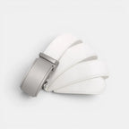 Ceinture Cuir Formelle Homme Boucle Automatique Argentée | Cronvex La Maison de la Ceinture