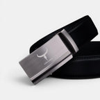 Ceinture Cuir Homme Boucle Automatique Cliquet Costume Noire | Zalvoren