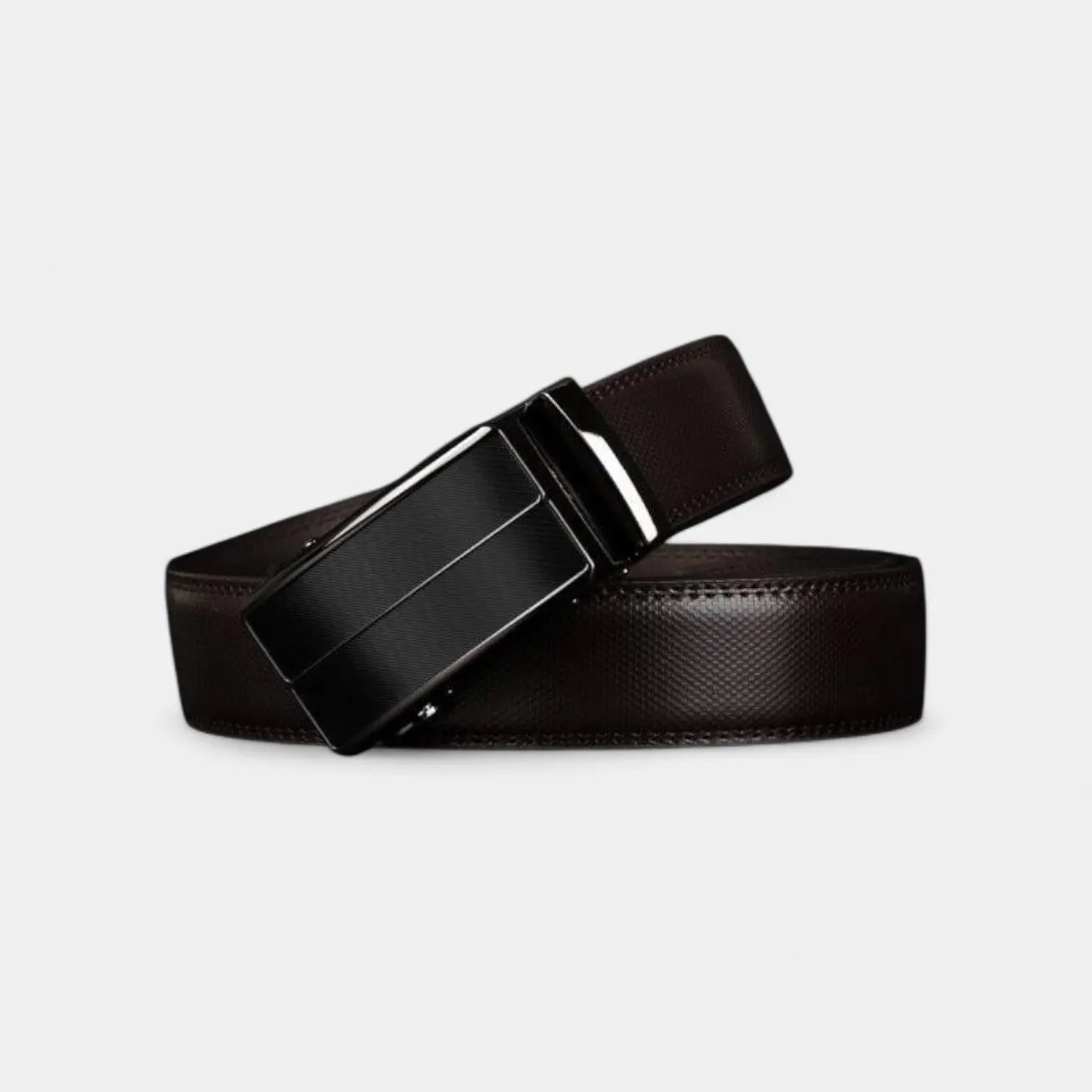 Ceinture Formelle Cuir Boucle Automatique Homme Noire | Zolvex La Maison de la Ceinture