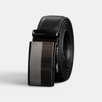 Ceinture Cuir Homme Costume Boucle Automatique Bimatière | Zelvox La Maison de la Ceinture