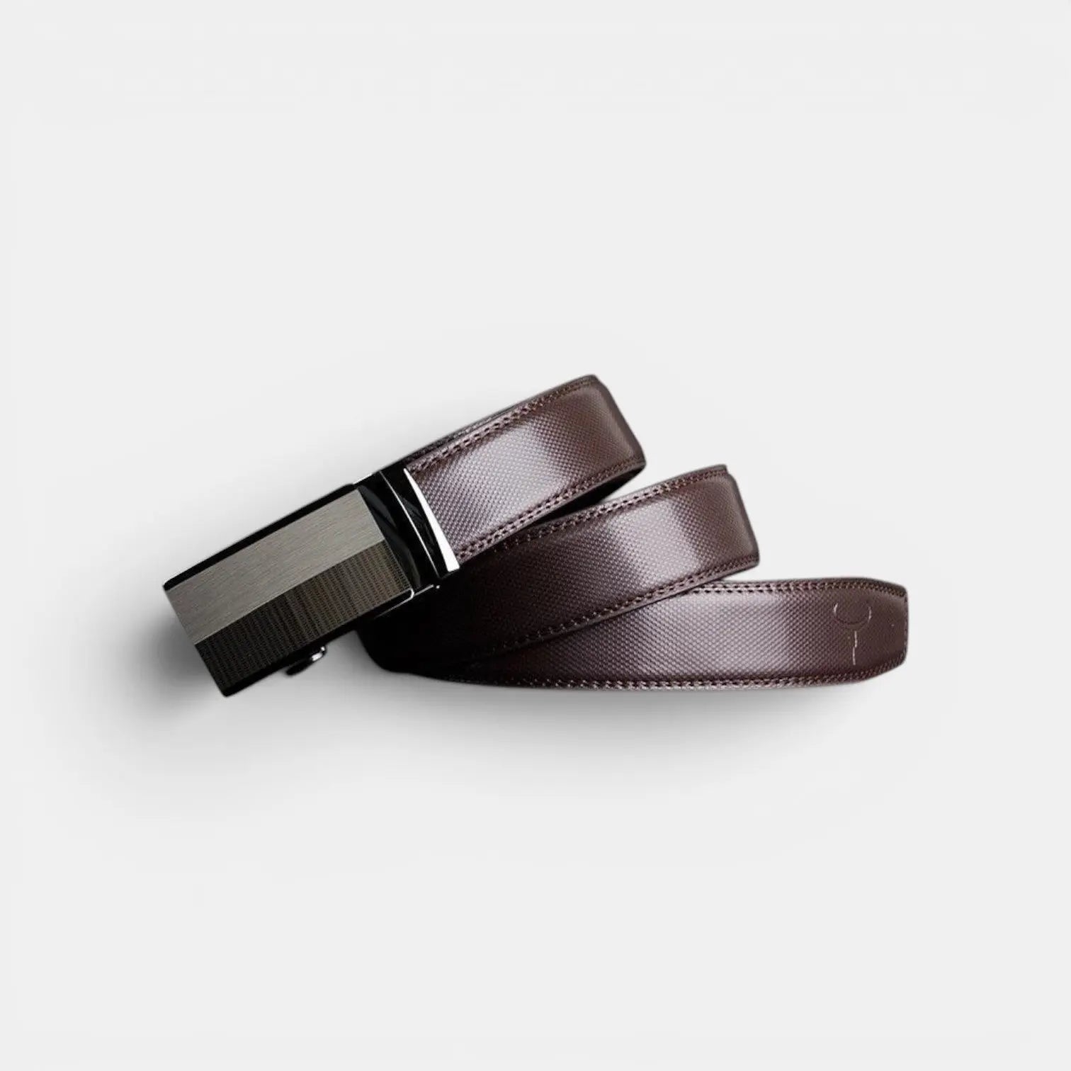 Ceinture Cuir Homme Costume Boucle Automatique Bimatière | Zelvox La Maison de la Ceinture