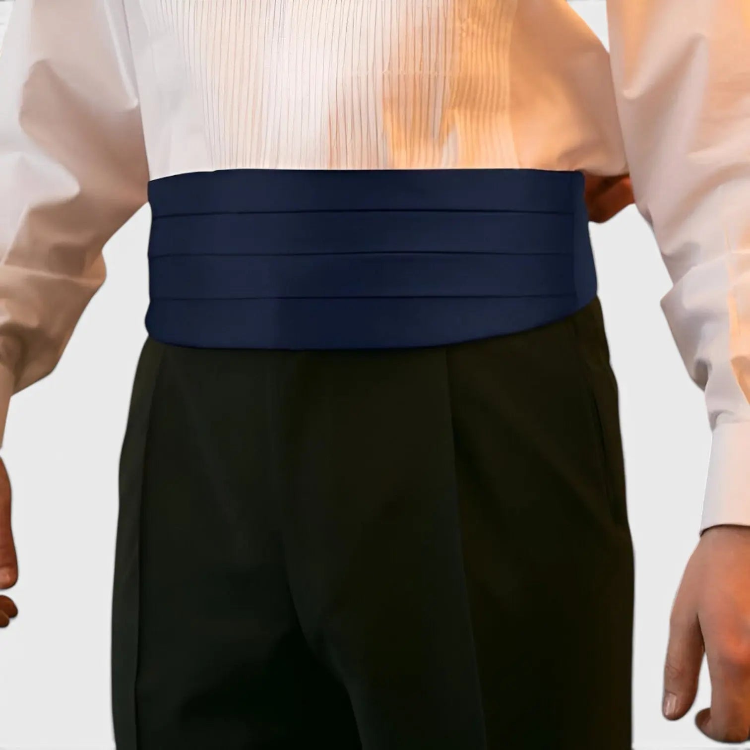 Ceinture de Smoking Soie Homme 14 cm Attache Rapide | Sorvex La Maison de la Ceinture