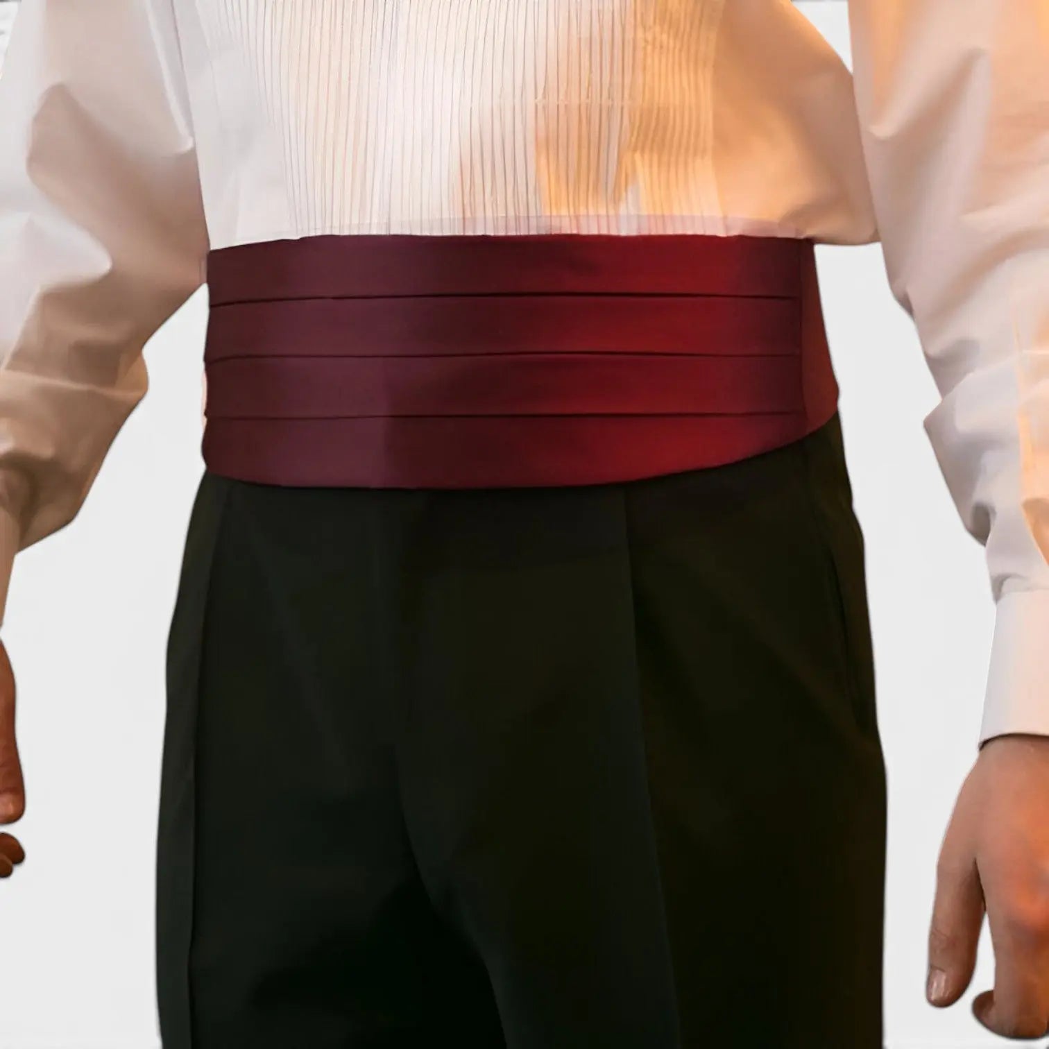 Ceinture de Smoking Soie Homme 14 cm Attache Rapide | Sorvex La Maison de la Ceinture