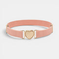 Ceinture Élastique Enfant Fille Boucle Cœur Attache Rapide | Dotrix La Maison de la Ceinture