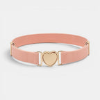 Ceinture Élastique Enfant Fille Boucle Cœur Attache Rapide | Dotrix La Maison de la Ceinture