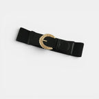 Ceinture Élastique Femme Large Boucle Dorée Torsadée | Vaslin