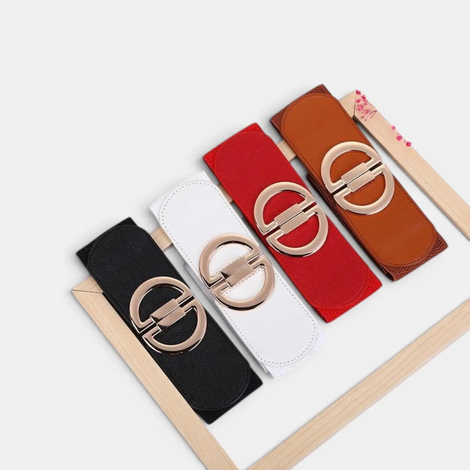 Ceinture Large Élastique Taille Haute Boucle Crochet Femme | Tolvex La Maison de la Ceinture