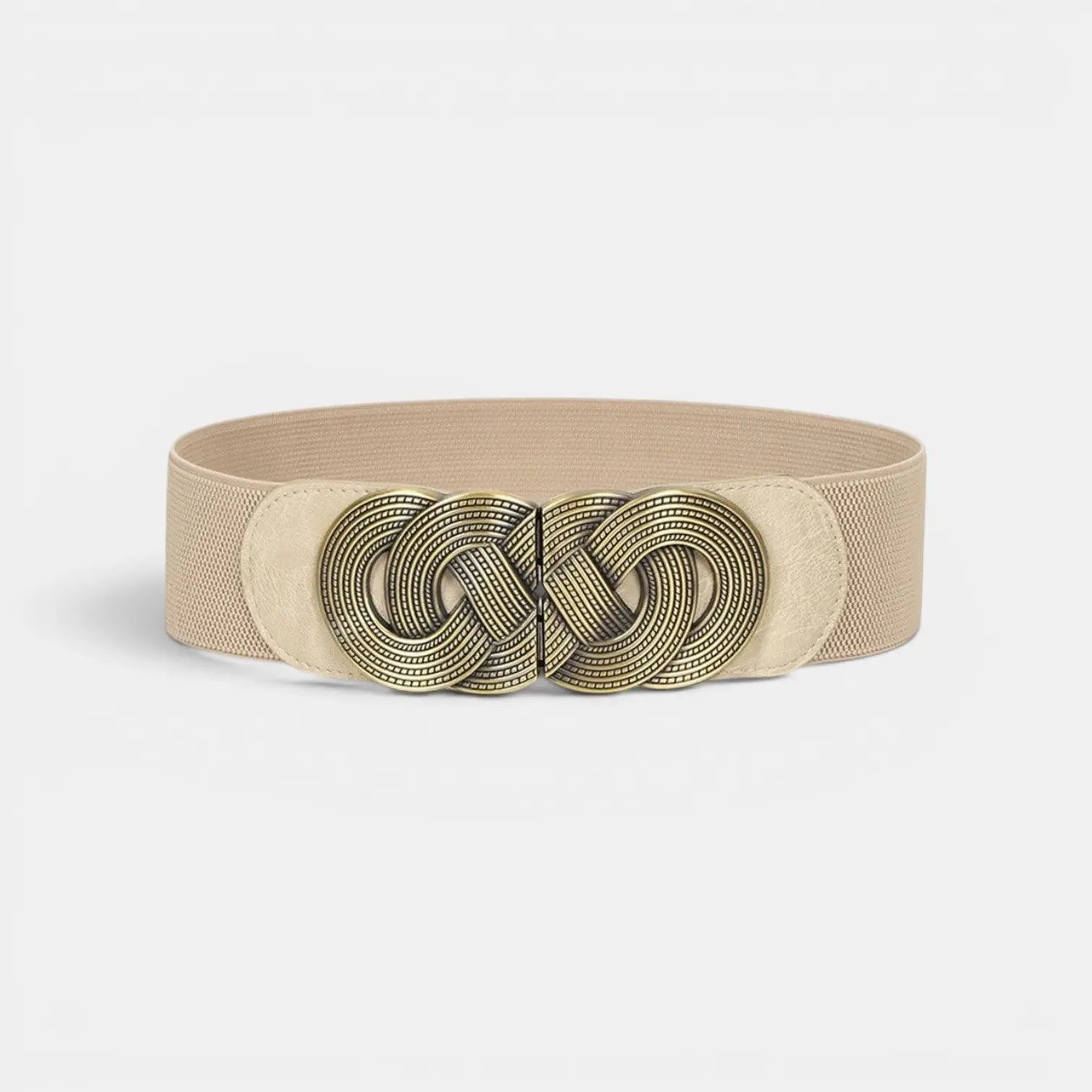 Ceinture Large Élastique Femme Boucle Ronde Dorée | Rovelx La Maison de la Ceinture