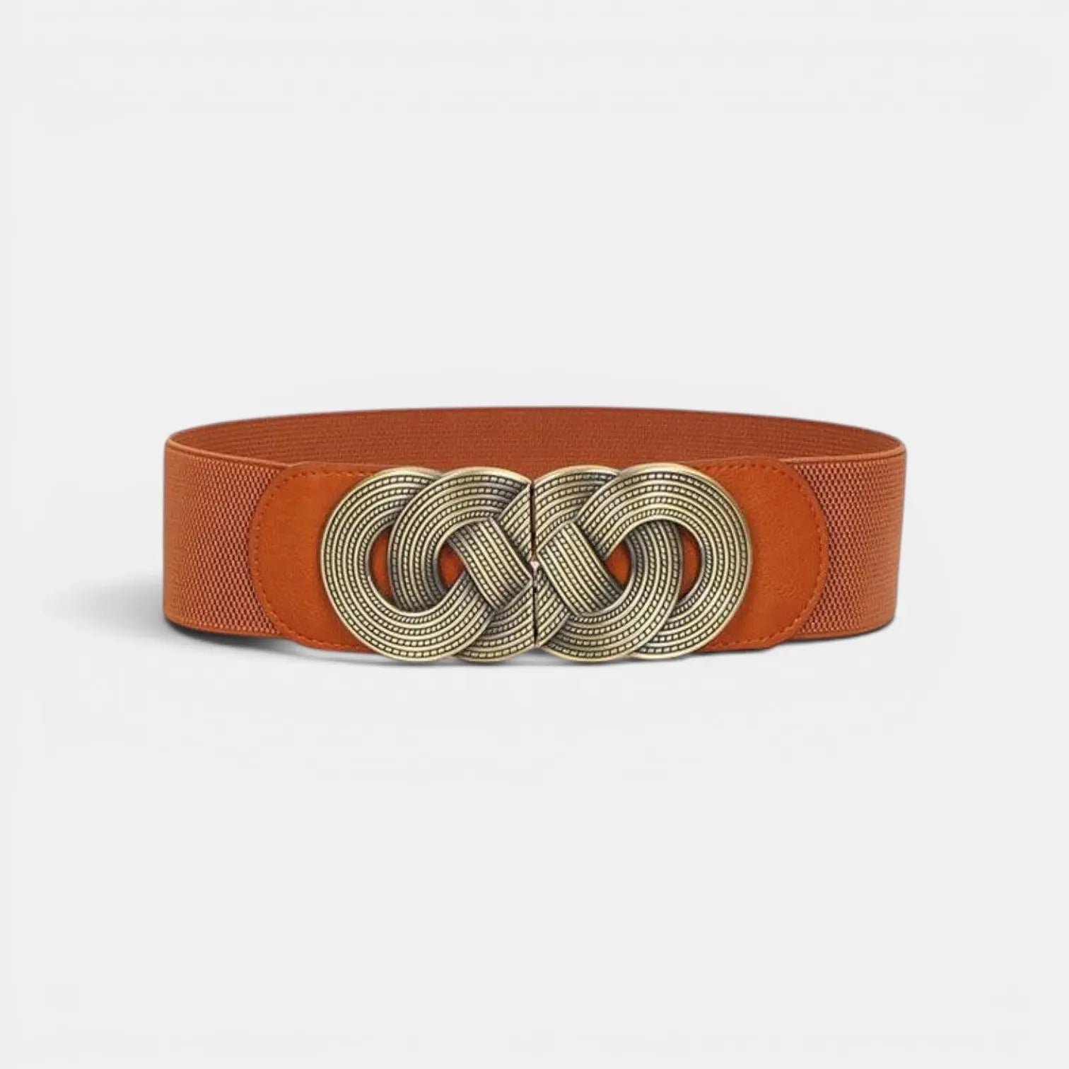 Ceinture Large Élastique Femme Boucle Ronde Dorée | Rovelx La Maison de la Ceinture