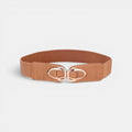 Ceinture Large Élastique Simili Vegan Femme Boucle Dorée | Lysova La Maison de la Ceinture