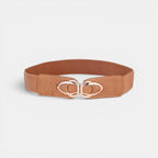Ceinture Large Élastique Simili Vegan Femme Boucle Dorée | Lysova La Maison de la Ceinture