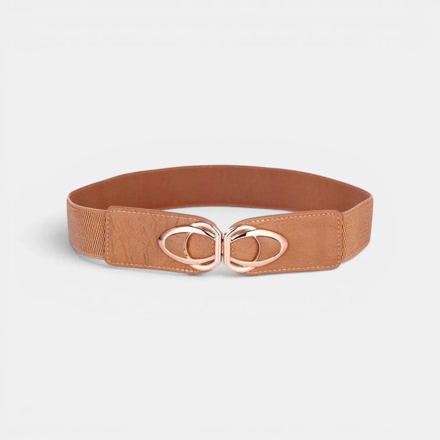 Ceinture Large Élastique Simili Vegan Femme Boucle Dorée | Lysova La Maison de la Ceinture