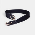 Ceinture Large Élastique Simili Vegan Femme Boucle Dorée | Lysova La Maison de la Ceinture