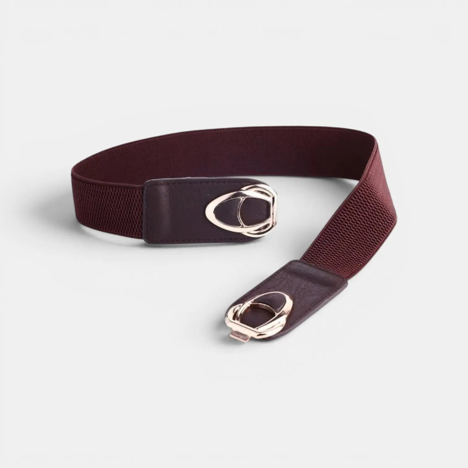 Ceinture Large Élastique Simili Vegan Femme Boucle Dorée | Lysova La Maison de la Ceinture