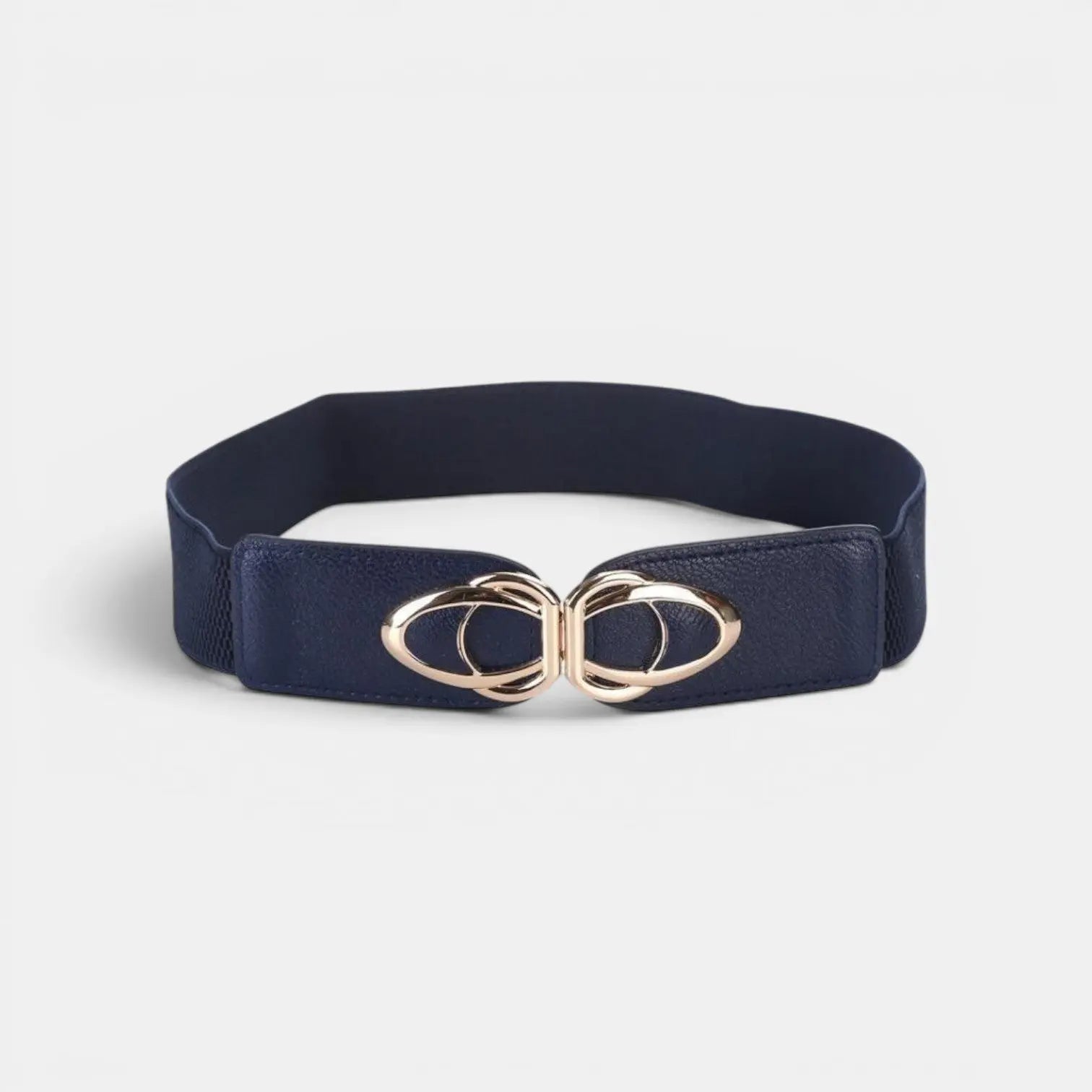 Ceinture Large Élastique Simili Vegan Femme Boucle Dorée | Lysova La Maison de la Ceinture