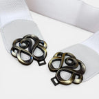 Ceinture Large Élastique Taille Haute Femme Boucle Florale | Tolvex La Maison de la Ceinture