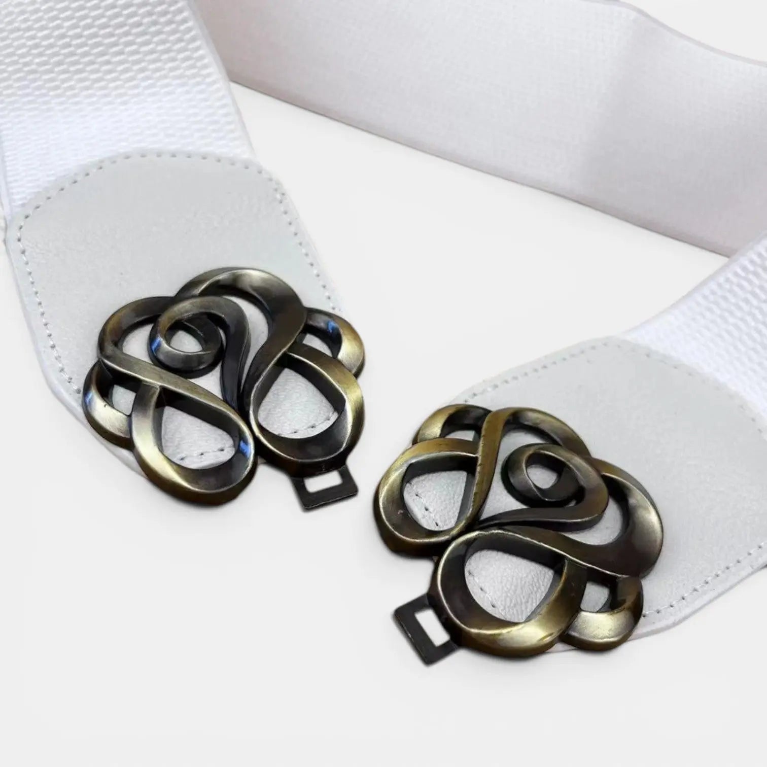 Ceinture Large Élastique Taille Haute Femme Boucle Florale | Tolvex La Maison de la Ceinture