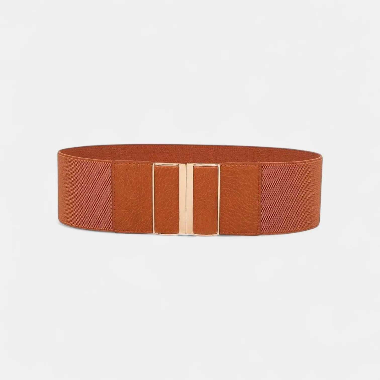 Ceinture Élastique Large Femme Taille Haute Boucle Dorée | Dorvan La Maison de la Ceinture