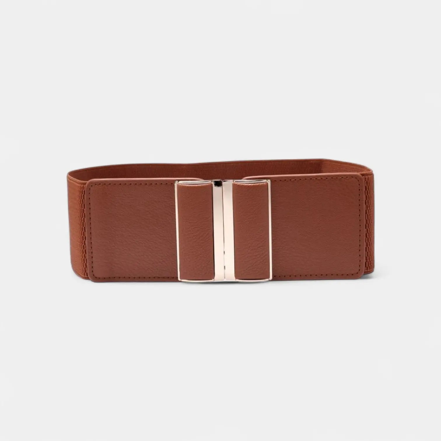 Ceinture Élastique Large Femme Taille Haute Boucle Dorée | Dorvan La Maison de la Ceinture