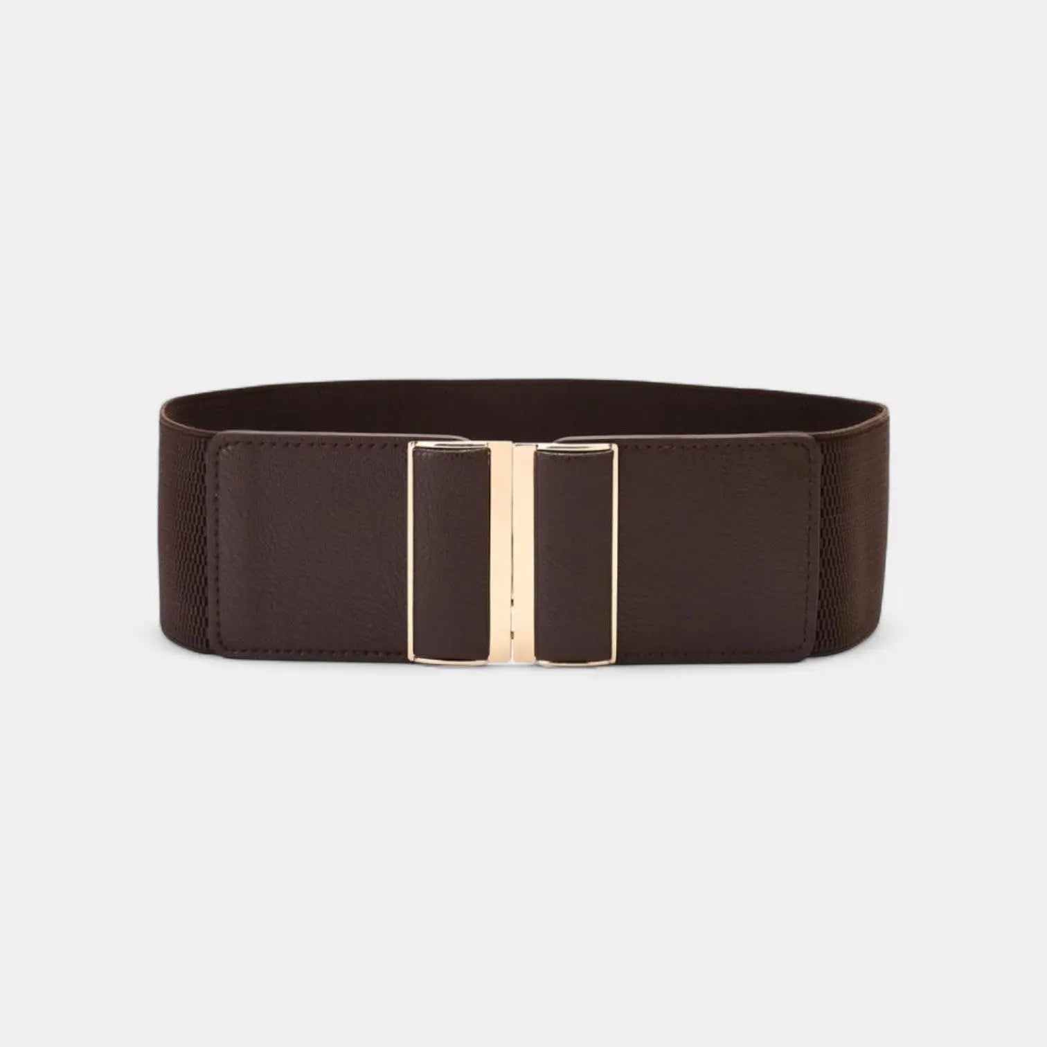 Ceinture Élastique Large Femme Taille Haute Boucle Dorée | Dorvan La Maison de la Ceinture