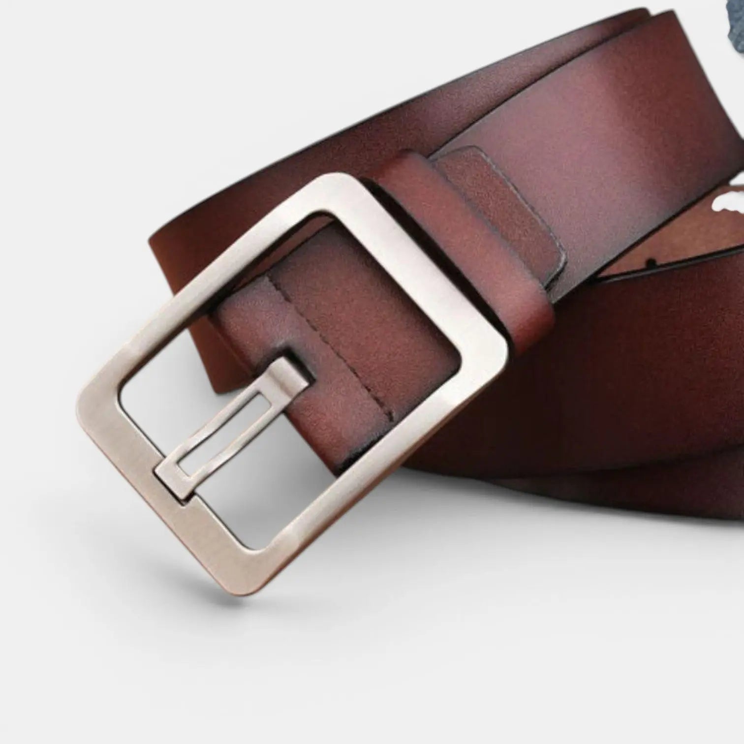 Ceinture en Cuir Lisse Homme Boucle Ardillon Ajourée | Lorjex La Maison de la Ceinture
