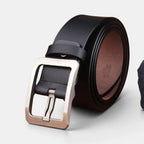 Ceinture en Cuir Lisse Homme Boucle Ardillon Ajourée | Lorjex La Maison de la Ceinture