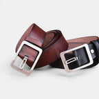 Ceinture en Cuir Lisse Homme Boucle Ardillon Ajourée | Lorjex La Maison de la Ceinture