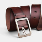 Ceinture en Cuir Lisse Homme Boucle Ardillon Ajourée | Lorjex La Maison de la Ceinture