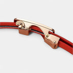 Ceinture Fine Cuir Femme Boucle Automatique Dorée Strass | Orvik La Maison de la Ceinture