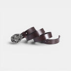 Ceinture Cuir Homme Boucle Western Aigle Café | Kravon
