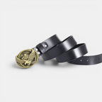 Ceinture Cuir Homme Boucle Western Aigle Café | Kravon