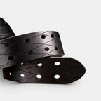 Ceinture Cuir Texturé Double Ardillon Homme Motifs Gravés | Dornex La Maison de la Ceinture