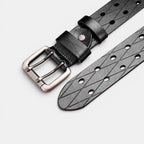 Ceinture Cuir Texturé Double Ardillon Homme Motifs Gravés | Dornex La Maison de la Ceinture