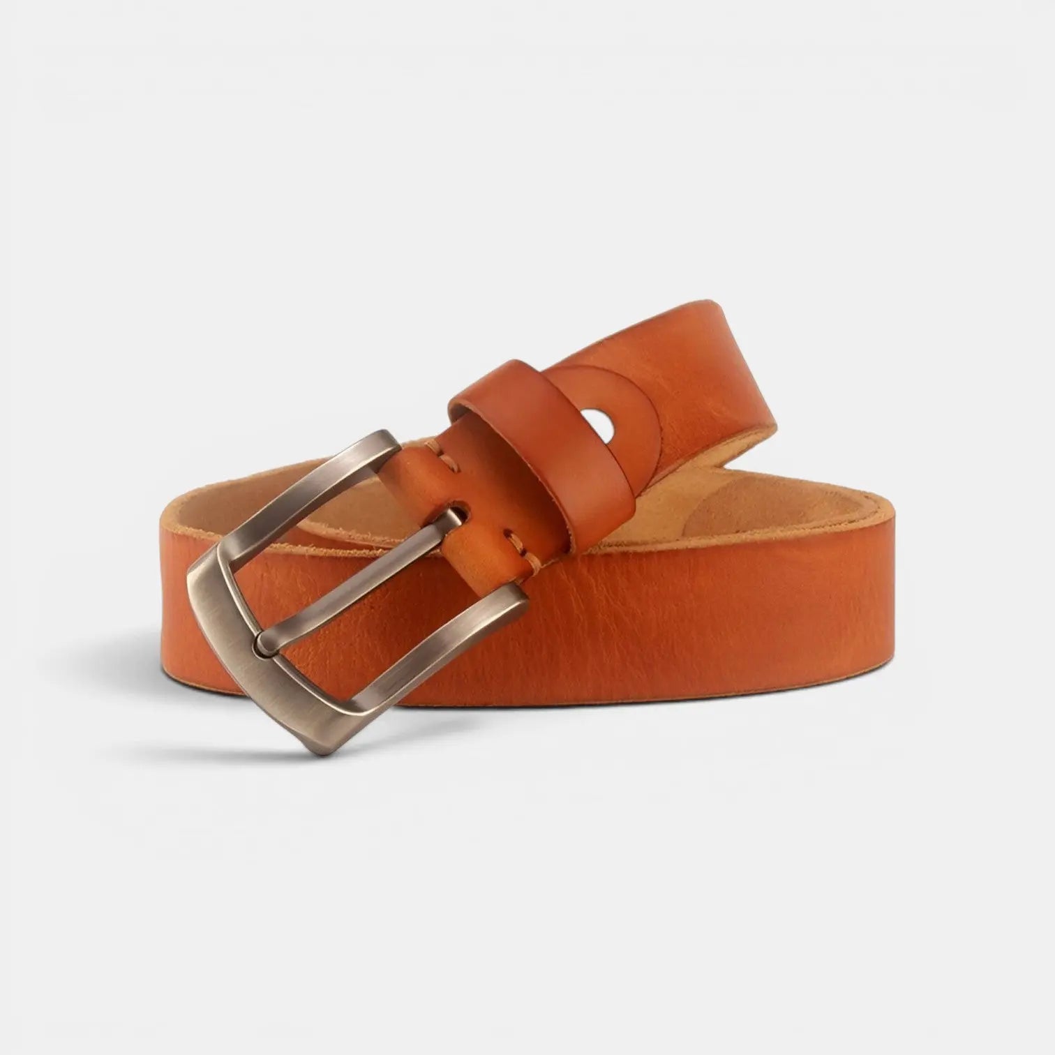 Ceinture Cuir Pleine Fleur Souple Homme Boucle Ardillon | Florvex La Maison de la Ceinture