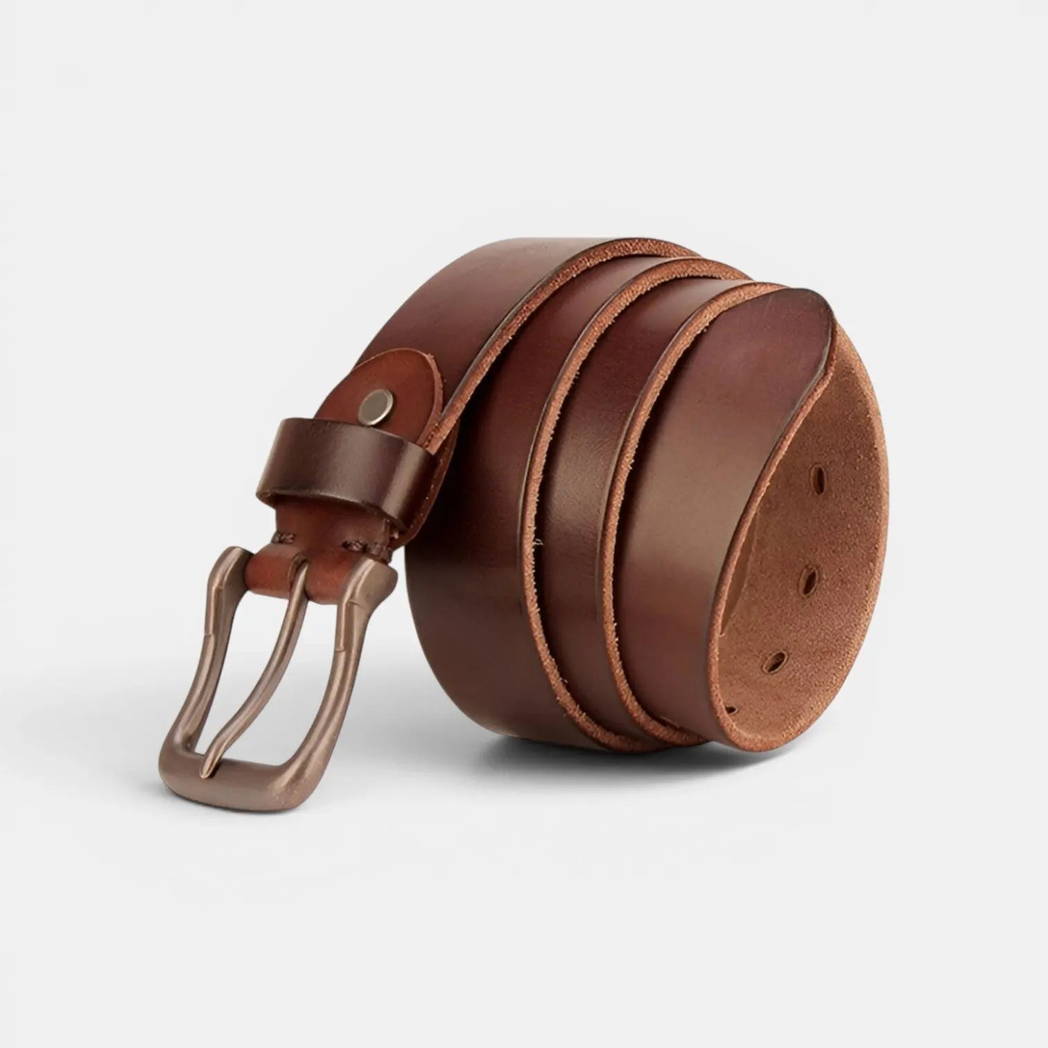 Ceinture Cuir Pleine Fleur Homme Casual Boucle Ardillon | Calvex La Maison de la Ceinture