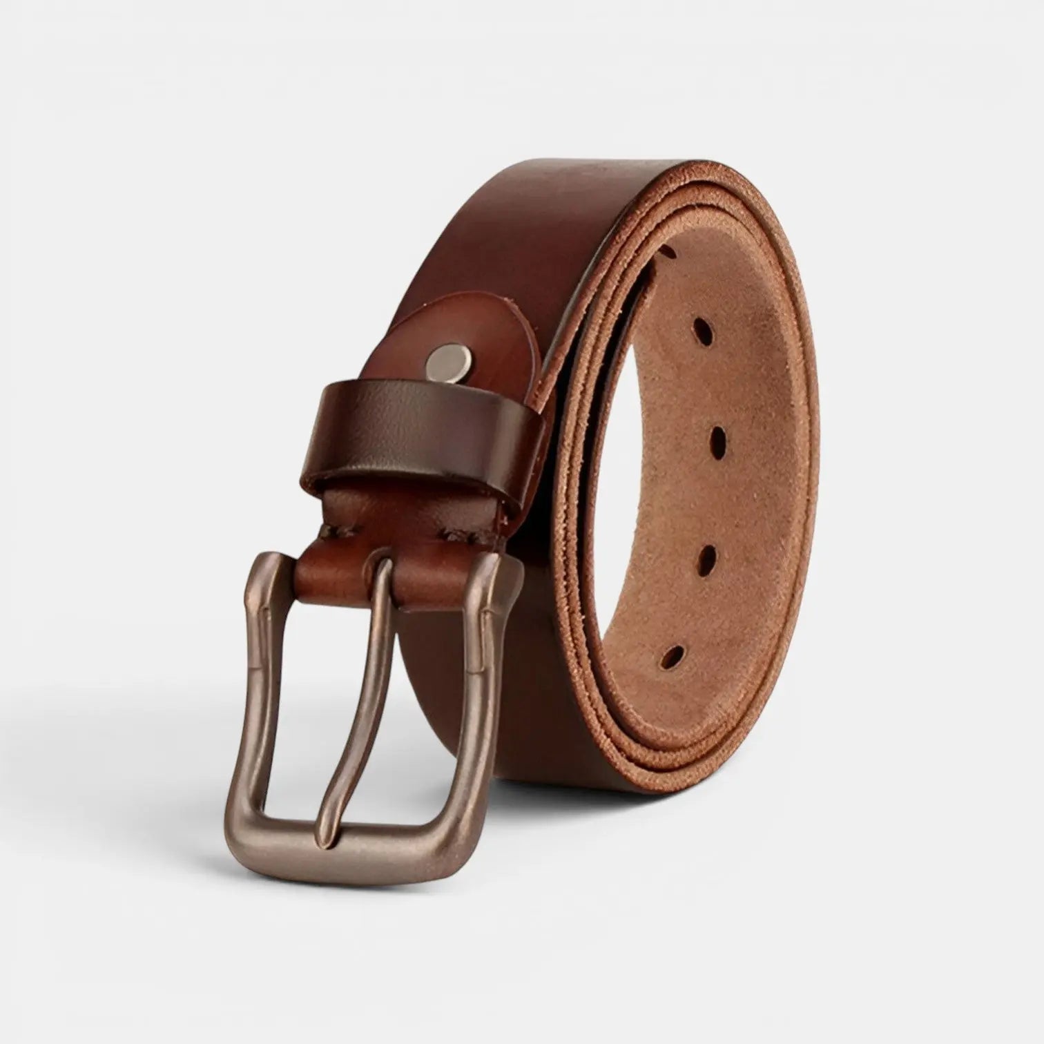 Ceinture Cuir Pleine Fleur Homme Casual Boucle Ardillon | Calvex La Maison de la Ceinture