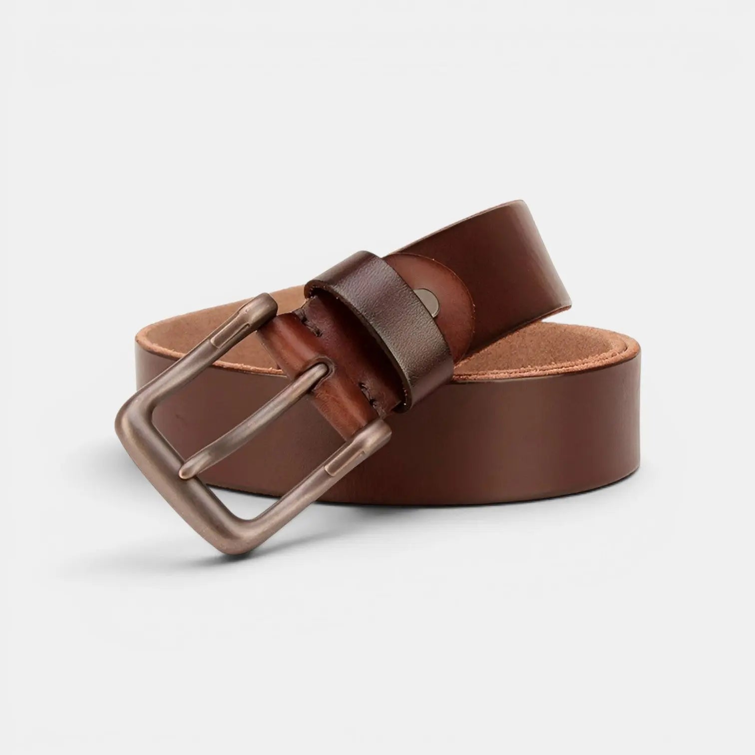 Ceinture Cuir Pleine Fleur Homme Casual Boucle Ardillon | Calvex La Maison de la Ceinture