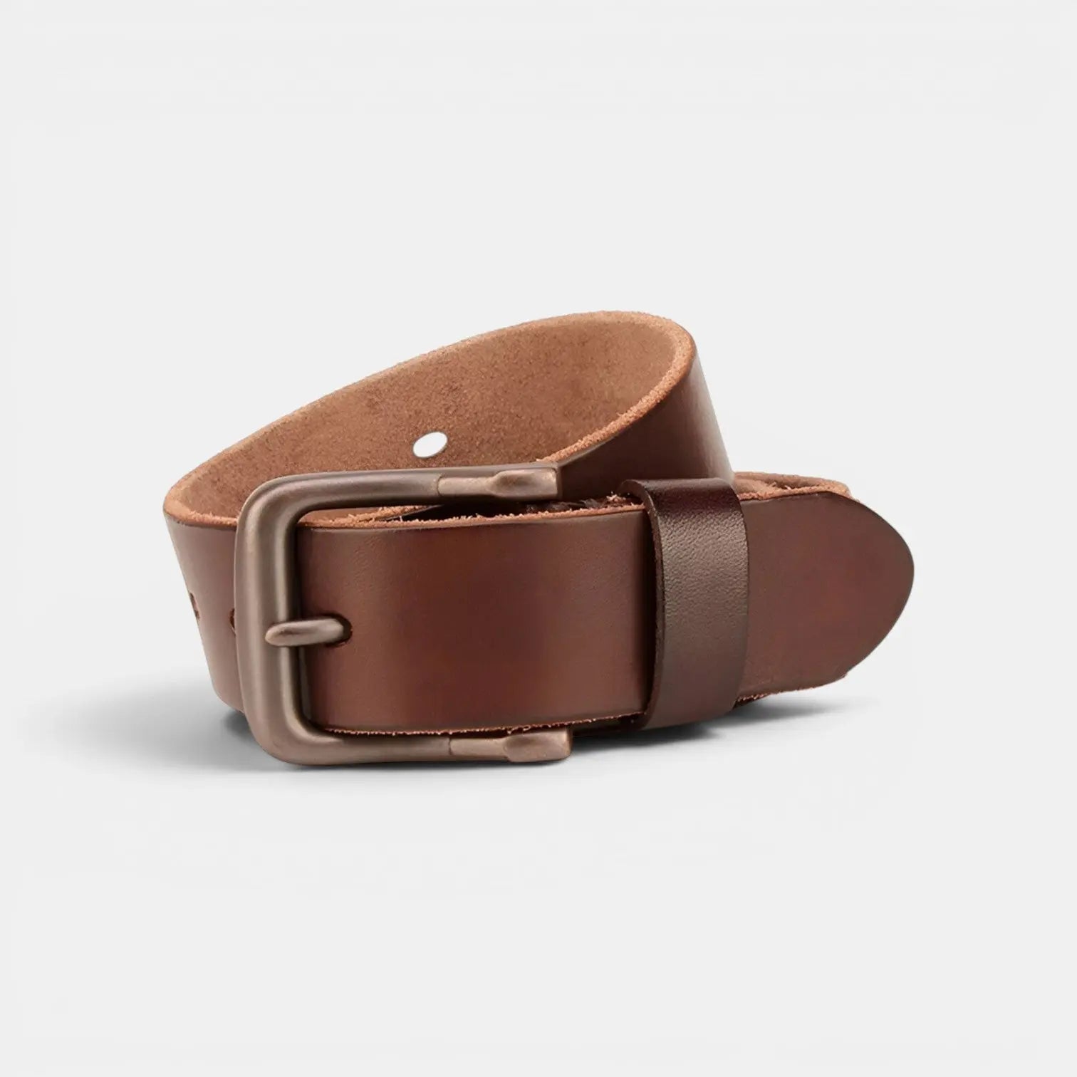 Ceinture Cuir Pleine Fleur Homme Casual Boucle Ardillon | Calvex La Maison de la Ceinture
